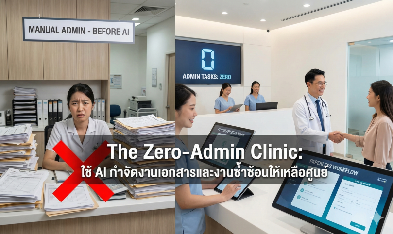 ใช้ AI กำจัดงานเอกสารและงานซ้ำซ้อนให้เหลือศูนย์